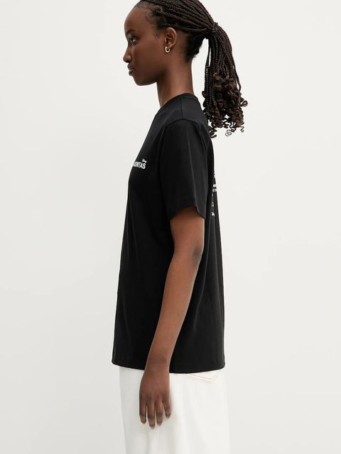 Coperni x Disney t-shirt bawełniany Pocahontas damski kolor czarny DJS03F5036POC