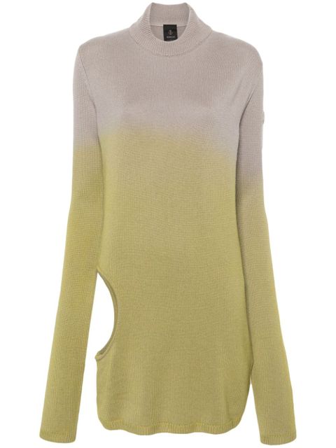 Moncler x Rick Owens cut-out jumper - Green - zdjęcie produktu nr 1
