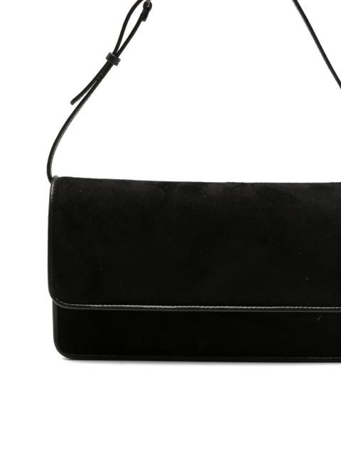 The Row Nancy flap-closure shoulder bag - Black