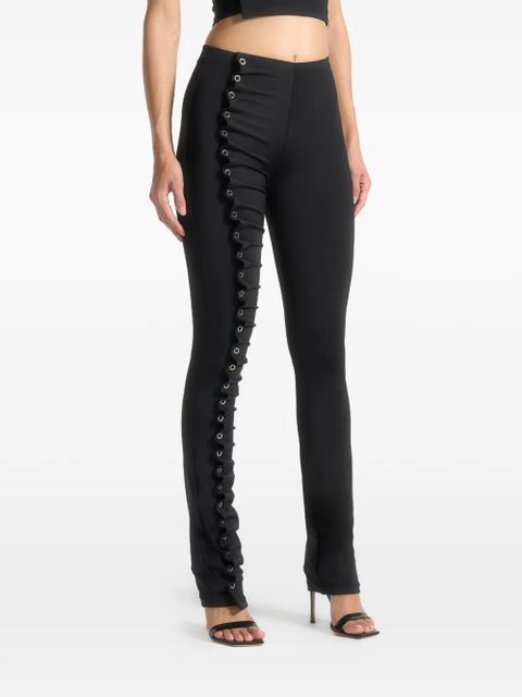 Manière De Voir eyelet-detail leggings - Black - zdjęcie produktu nr 2
