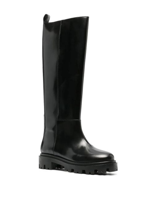 ISABEL MARANT calf-length leather boots - Black - zdjęcie produktu nr 2