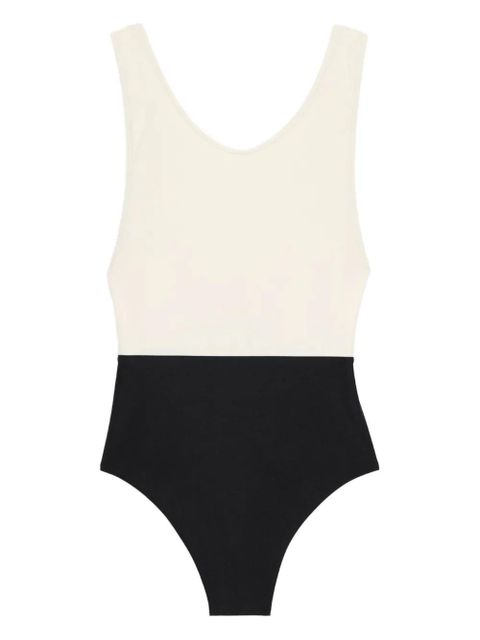 AMI Paris two-tone swimsuit - Neutrals - zdjęcie produktu nr 1