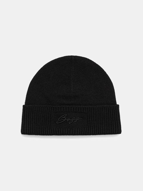 BOSS czapka kolor czarny 50558673 - zdjęcie produktu nr 1