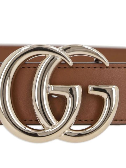 Gucci double G-buckle leather belt - Brown - zdjęcie produktu nr 2