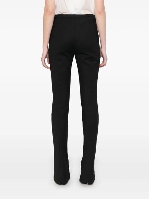 Blumarine lace-up detail trousers - Black