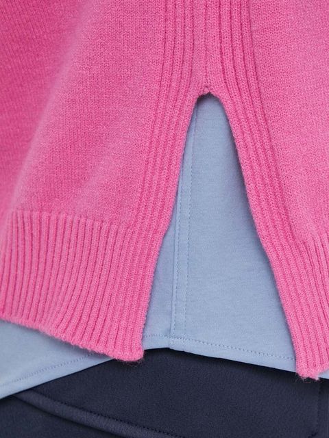 United Colors of Benetton kamizelka kolor różowy lekki