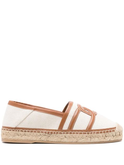 Tod's chain-appliqué espadrilles - Neutrals - zdjęcie produktu nr 1