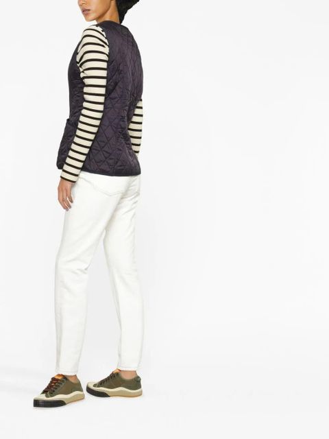 Barbour quilted V-neck gilet - Blue