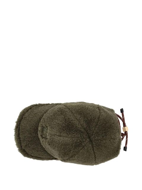 Miu Miu fleece baseball cap - Green
