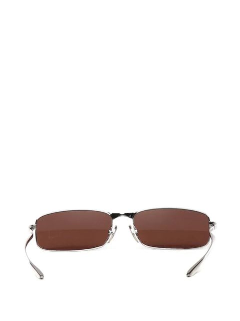 Balenciaga rectangle-frame sunglasses - Silver