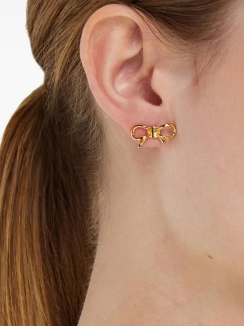 Ferragamo bow-stud earrings - Gold - zdjęcie produktu nr 2