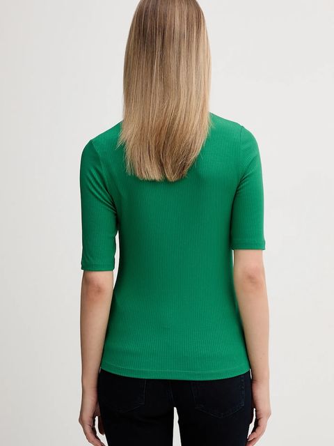 Tommy Hilfiger t-shirt damski kolor zielony WW0WW47308