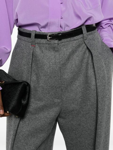 Victoria Beckham pleated trousers - Grey