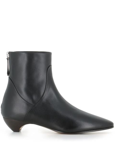 Le Monde Beryl leather ankle boots - Black - zdjęcie produktu nr 1