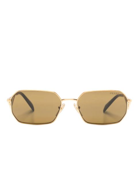 Prada Eyewear 0PR A51S hexagonal-frame sunglasses - Gold - zdjęcie produktu nr 1