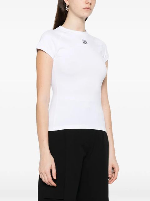 LOEWE logo-embroidered T-shirt - White