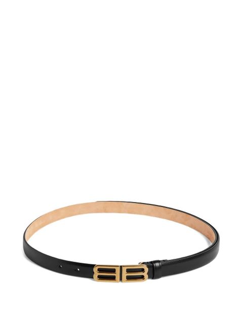 Balenciaga Bolero BB leather belt - Black - zdjęcie produktu nr 2