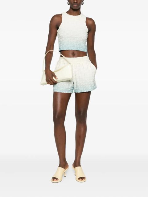 Off-White logo-pattern shorts - Neutrals
