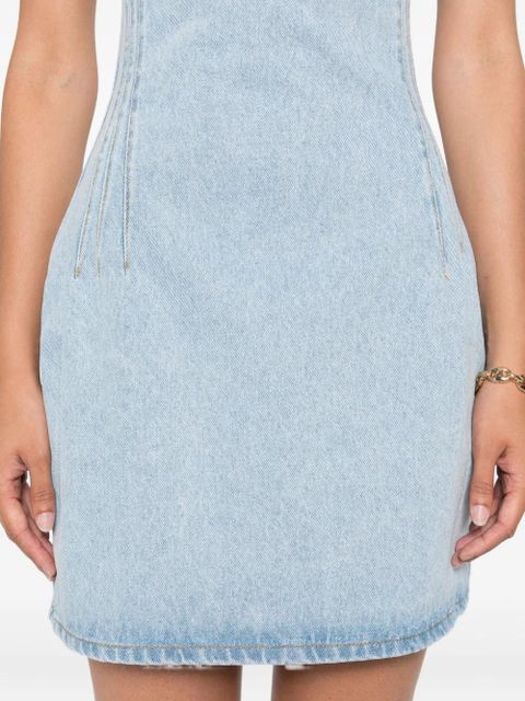 Magda Butrym denim mini dress - Blue