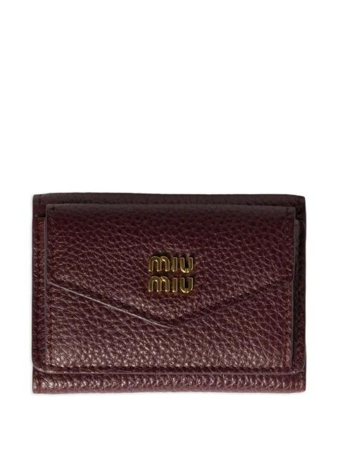 Miu Miu leather wallet - Red - zdjęcie produktu nr 1