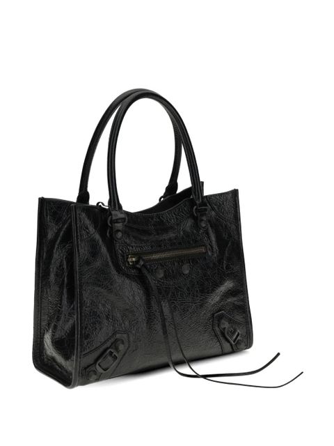Balenciaga mini Le City lambskin tote bag - Black