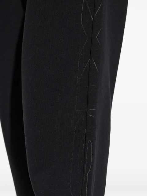 MM6 Maison Margiela elasticated drawstring track pants - Black