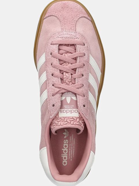 adidas Originals sneakersy zamszowe Gazelle Bold W damskie kolor różowy JS3903