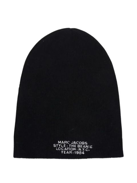 Marc Jacobs embroidered-logo beanie - Black - zdjęcie produktu nr 2