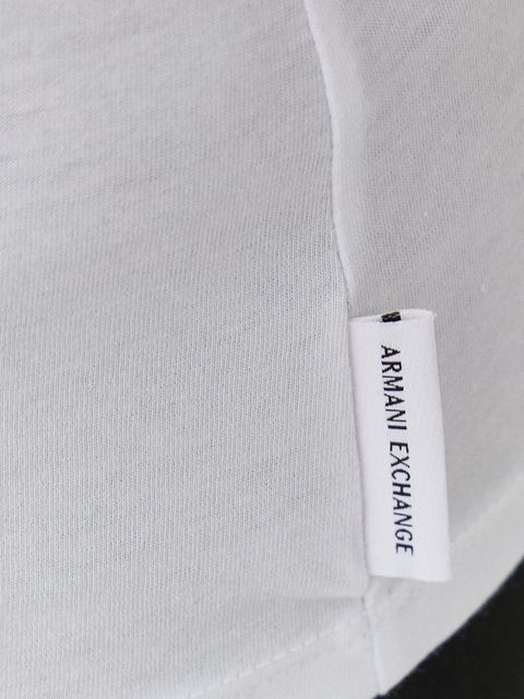 Armani Exchange t-shirt bawełniany kolor biały 8NYTDH YJ16Z NOS