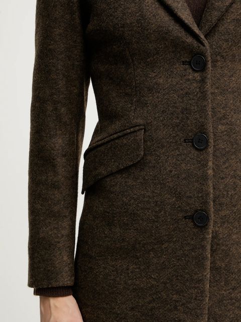 Silvian Heach płaszcz ALCEDO kolor brązowy GPA25012CP - zdjęcie produktu nr 2