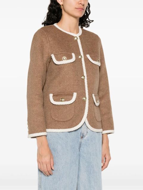 SANDRO button-down jacket - Brown