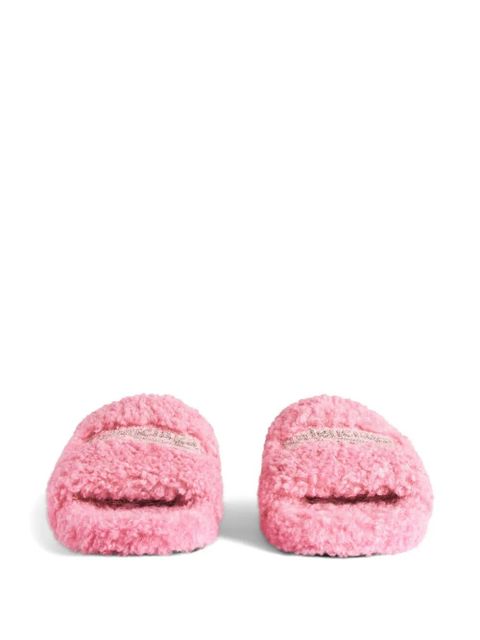Balenciaga logo slippers - Pink