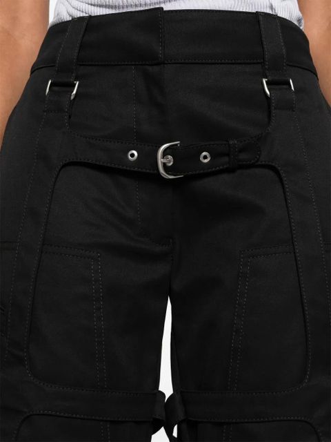 Off-White CO cotton straight-leg trousers - Black