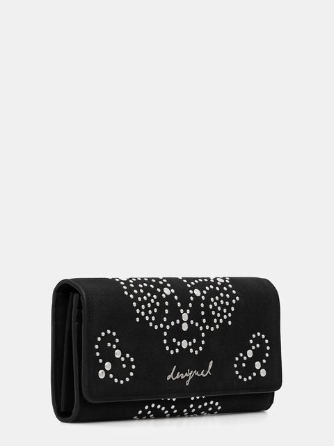 Desigual portfel POKER FACE MARIONA damski kolor czarny 25WAYP46 - zdjęcie produktu nr 2