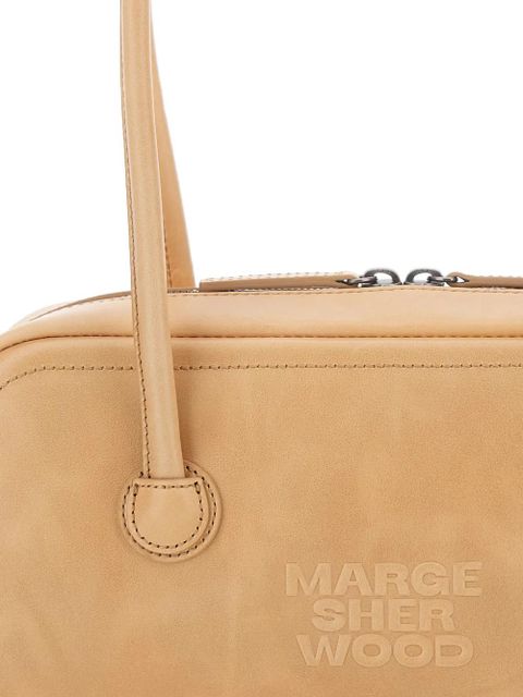 Marge Sherwood leather shoulder bag - Neutrals