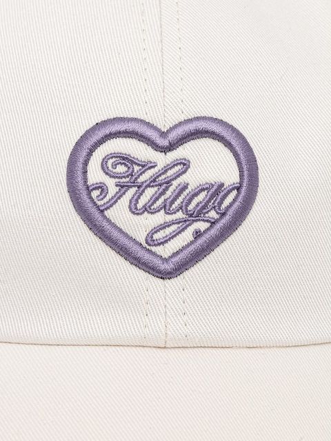 HUGO Blue czapka z daszkiem damska bawełniana Astryd-EM - zdjęcie produktu nr 1