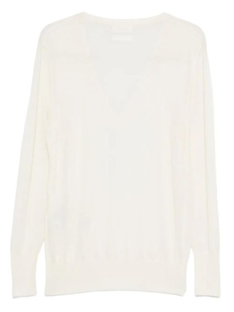 Jil Sander V-neck T-shirt - Neutrals
