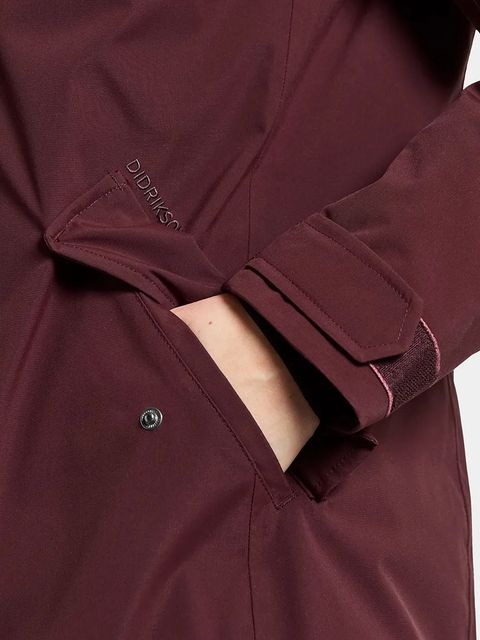 Didriksons kurtka ERNA kolor bordowy zimowa 505853