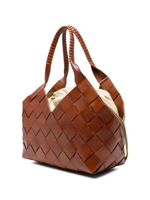 DRAGON DIFFUSION Castello leather shoulder bag - Brown