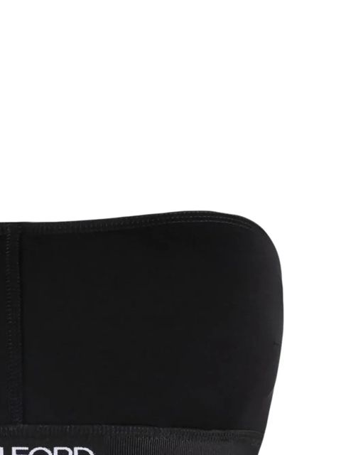 TOM FORD logo bandeau bra - Black - zdjęcie produktu nr 2