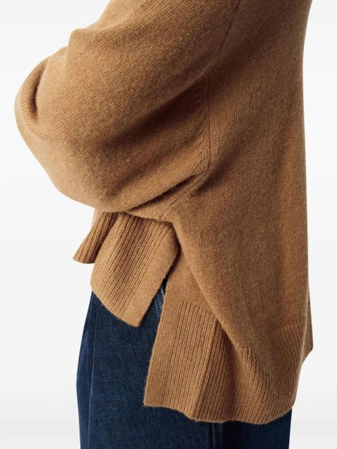 Axel Arigato turtleneck split-hem sweater - Brown