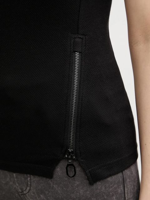 G-Star top bawełniany kolor czarny D26226-D275