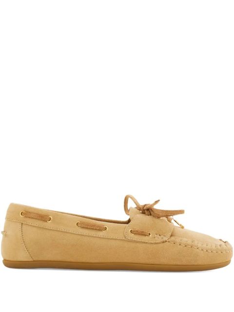 Ferragamo leather boat shoes - Neutrals - zdjęcie produktu nr 1