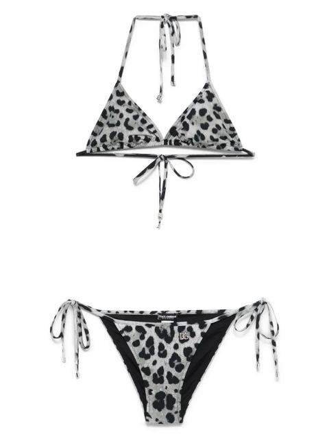 Dolce & Gabbana leopard-print bikini - Grey - zdjęcie produktu nr 1