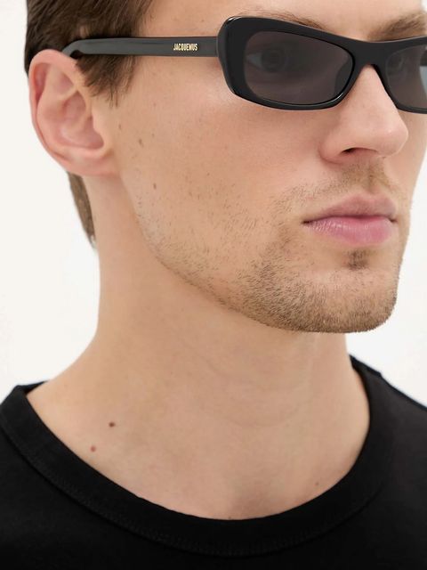 Jacquemus okulary przeciwsłoneczne CAPRI kolor czarny JAC55C1SUN