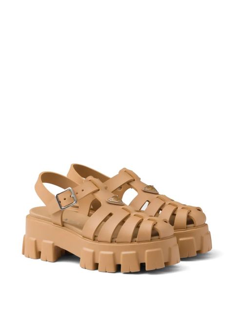 Prada Monolith 55mm platform sandals - Neutrals - zdjęcie produktu nr 2