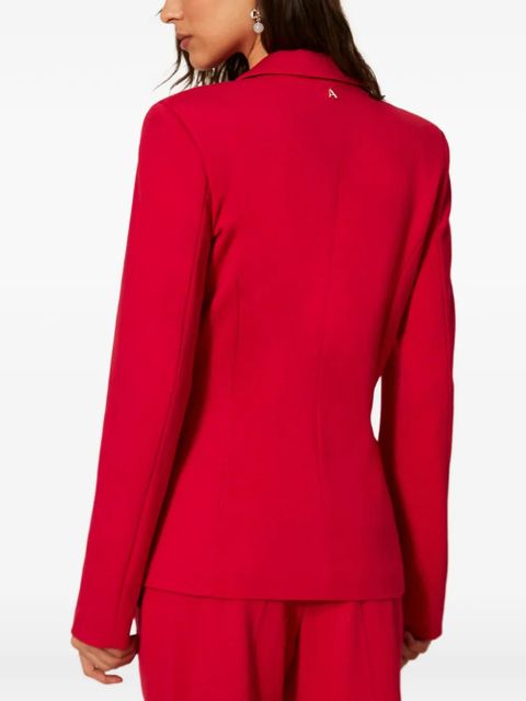 TWINSET floral-appliqué blazer - Red