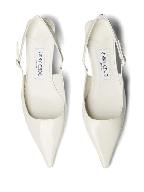 Jimmy Choo 50mm Amel pumps - White