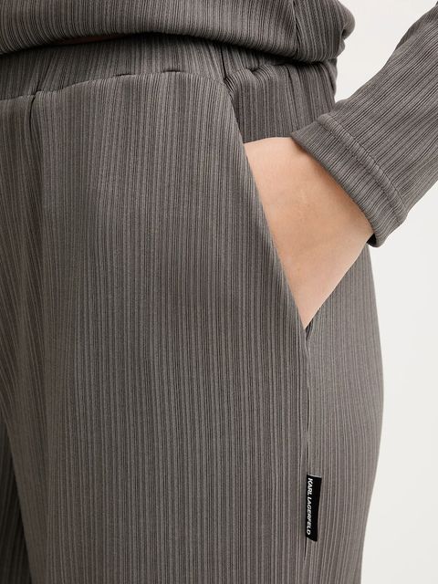 Karl Lagerfeld piżama ESSENTIAL damska kolor brązowy A3W45005