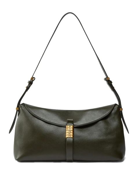 PINKO bovine-leather top-handle shoulder bag - Green - zdjęcie produktu nr 1